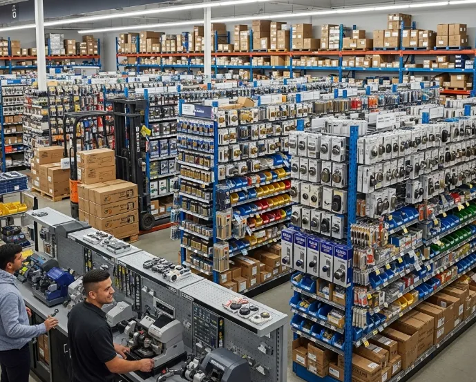 عمده فروشی قفل و یراق ابزار رضا با انواع قفل، یراق و لوازم درب